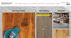 Desktop Screenshot of nuvelleflooring.com