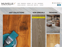 Tablet Screenshot of nuvelleflooring.com